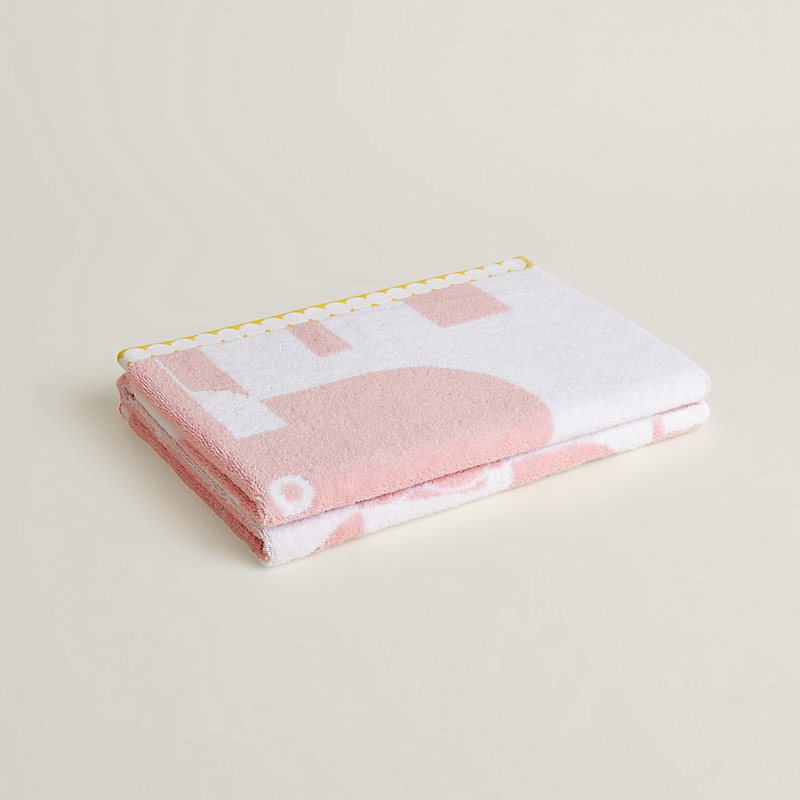 バスタオル 《アニモー・ブロック》 - ブルー | Hermès - エルメス